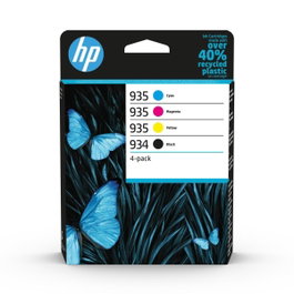 HP Multipack de Cartuchos de Tinta Original 934/935 (Negro, Cian, Magenta, Amarillo) 6ZC72AE