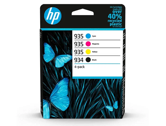 HP Multipack de Cartuchos de Tinta Original 934/935 (Negro, Cian, Magenta, Amarillo) HP Multipack de Cartuchos de Tinta Original 934/935 (Negro, Cian, Magenta, Amarillo)