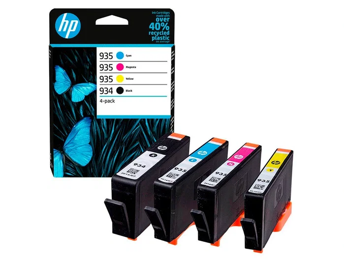 HP Multipack de Cartuchos de Tinta Original 934/935 (Negro, Cian, Magenta, Amarillo) HP Multipack de Cartuchos de Tinta Original 934/935 (Negro, Cian, Magenta, Amarillo)