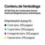 HP Multipack de cartuchos de tinta 912 (6ZC74AE), Negro/Cian/Magenta/Amarillo