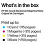 HP Multipack de cartuchos de tinta 912 (6ZC74AE), Negro/Cian/Magenta/Amarillo