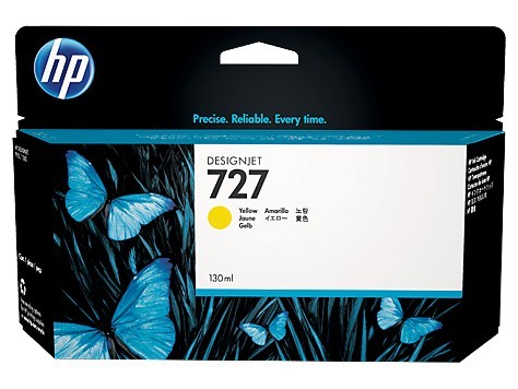 HP 727 Cartucho de Tinta Amarillo 130 ml para DesignJet T920/T1500
