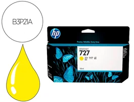 HP Tóner 727 Amarillo de Alta Capacidad (1000 páginas) Original para Ploter Designjet T920/T1500 - N 727