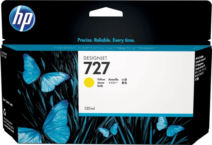 HP 727 Cartucho de Tinta Amarillo 130 ml para DesignJet T920/T1500