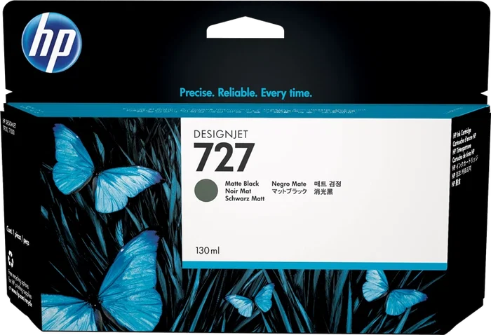HP Cartucho de tinta 727 Negro mate 130 ml B3P22A