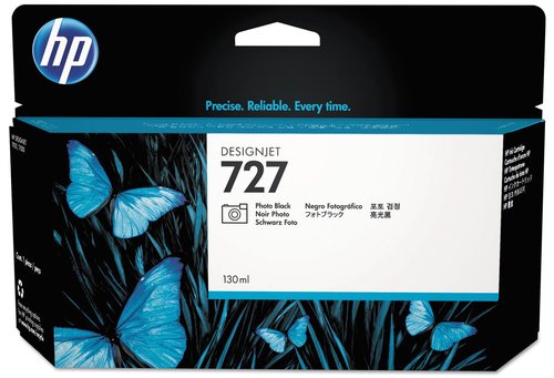 HP Cartucho de tinta DesignJet 727 Negro Fotográfico 130 ml
