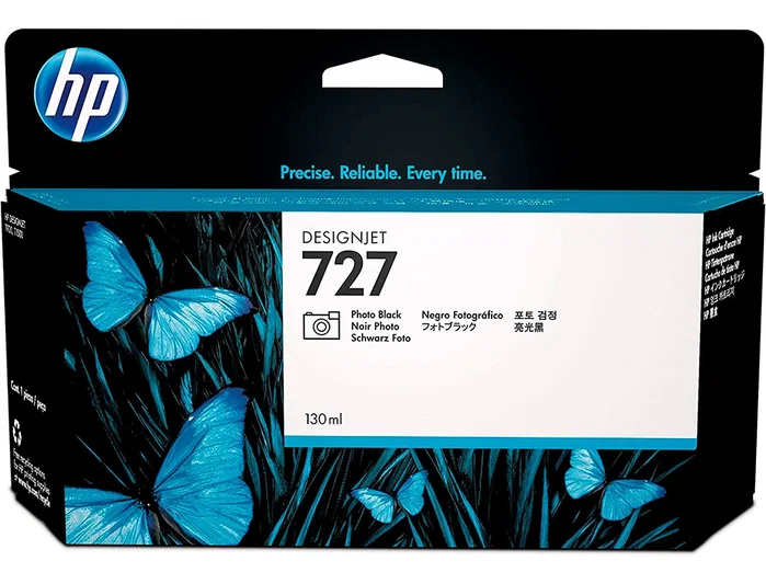 HP Cartucho de tinta DesignJet 727 Negro Fotográfico 130 ml