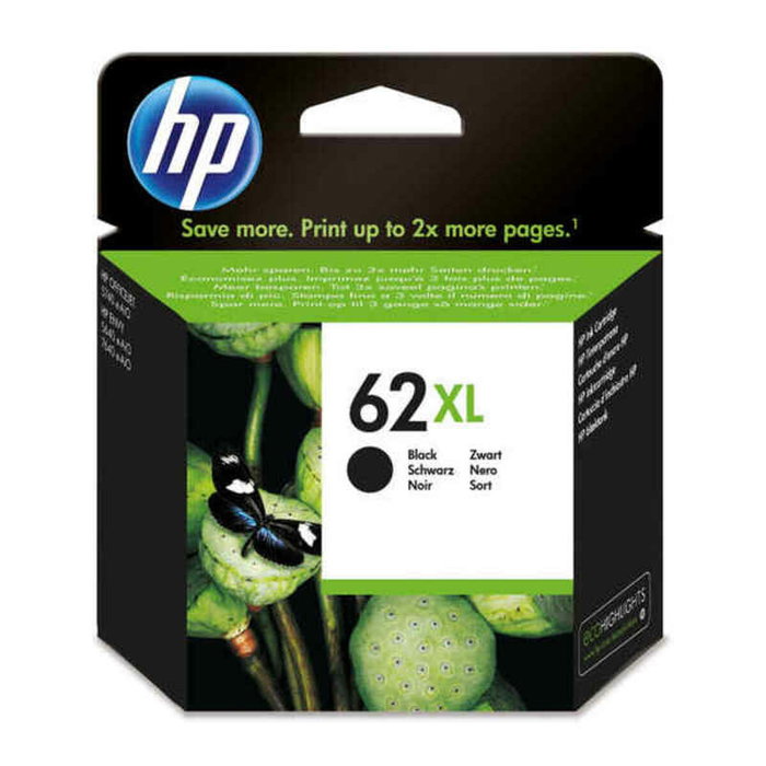 HP Cartucho de Tinta Original nº62 XL Negro Alta Capacidad
