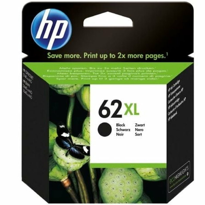 HP Cartucho de Tinta Original nº62 XL Negro Alta Capacidad