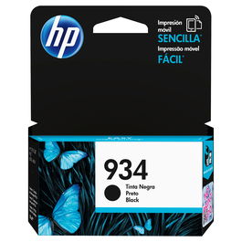 HP Tinta 934 (C2P19AE) Cartucho de Tinta Negro para Impresora HP