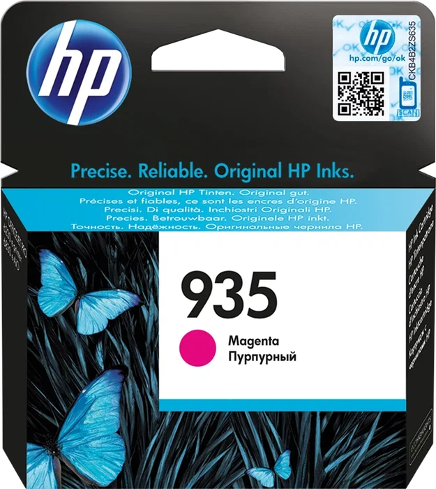 HP 935 Magenta Cartucho de Tinta Original C2P21AE