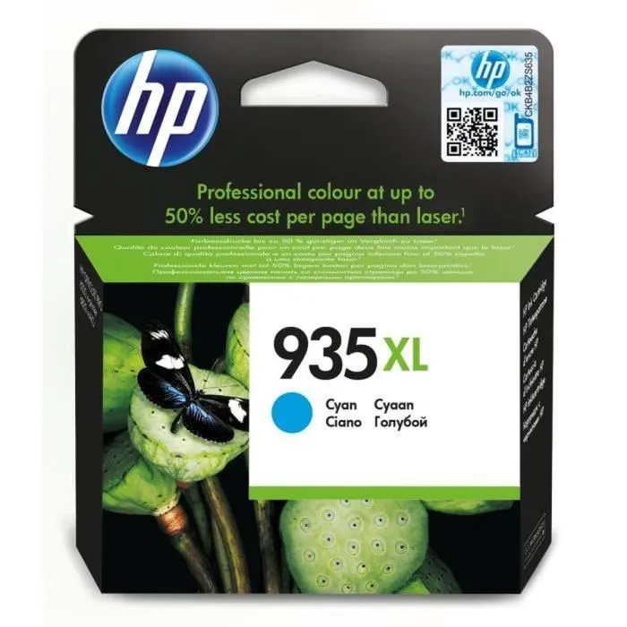 HP 935XL Cian Cartucho de tinta de alta capacidad HP 935XL Cian Cartucho de tinta de alta capacidad