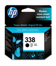 HP PSC-1510/1610/2355/2610/2710, Deskjet 5740/6540/6840, PS-8150/8450 Cart. Negro Nº338, 11ml