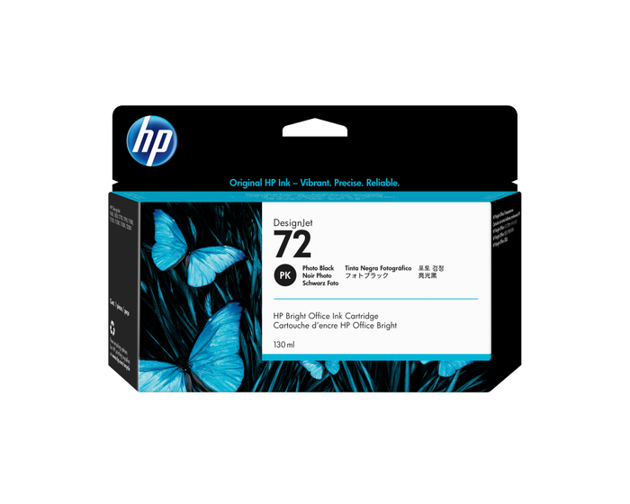 HP Cartucho de tinta 72 Negro fotográfico 130 ml C9370A
