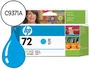 HP Cartucho de Tinta 72 Cian (C9371A) 130ml