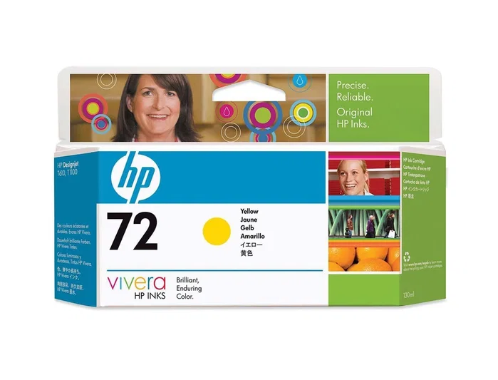 HP Cartucho de tinta 72 Amarillo C9373A (130 ml)