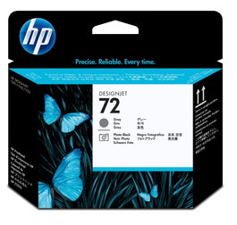 HP Cabezal de Impresión 72 Gris y Negro Fotográfico C9380A