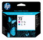 HP Cabezal de Impresión 72 Cian y Magenta C9383A para DesignJet T610/T1100/T1200/T770/T620/T790/T1300/T2300/T795 ePrinter, Original