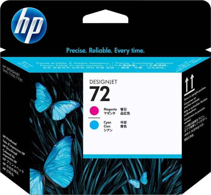 HP Cabezal de Impresión 72 Cian y Magenta C9383A