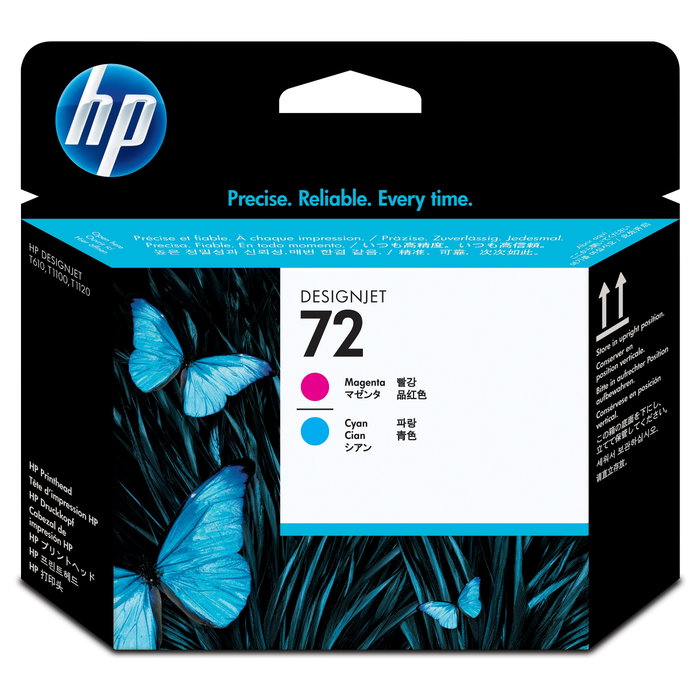 HP Cabezal de Impresión 72 Cian y Magenta C9383A