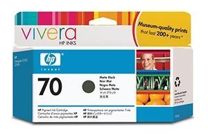 HP Cartucho de tinta No. 70 C9448A Negro mate 130 ml para Designjet Z2100/Z3100/Z3200/Z5200 series HP Cartucho de tinta No. 70 C9448A Negro mate 130 ml para Designjet Z2100/Z3100/Z3200/Z5200 series