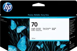 HP Cartucho de tinta HP 70 Photo Black 130 ml (C9449A) de capacidad estándar