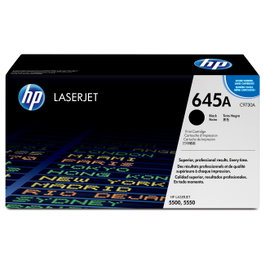 HP C9730A 645A Original Colour LaserJet Toner Cartridge Negro Capacidad Estandar 13.000 Paginas Paquete 1