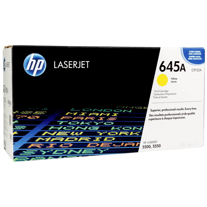 HP Cartucho de tóner 645A Amarillo C9732A