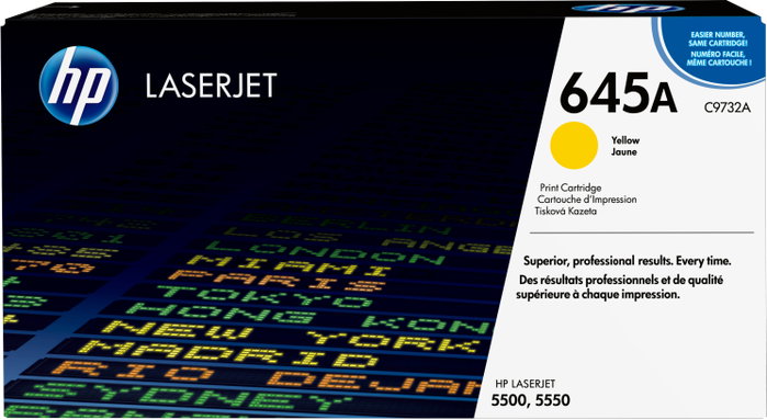 HP Cartucho de tóner 645A Amarillo C9732A