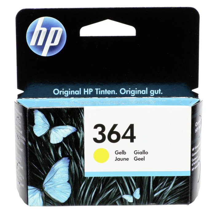 HP Cartucho de Tinta No. 364 Amarillo