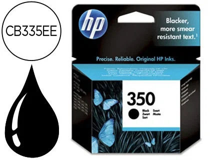 HP Cartucho de Tinta Original 350 Negro CB335EE