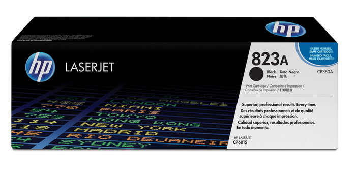 HP Cartucho de tóner 823A Negro CB380A Original