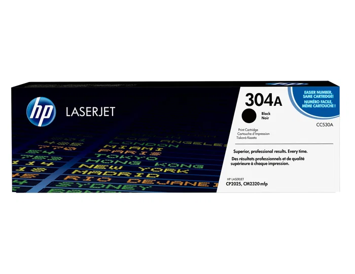 HP 304A Negro Cartucho de Tóner Original
