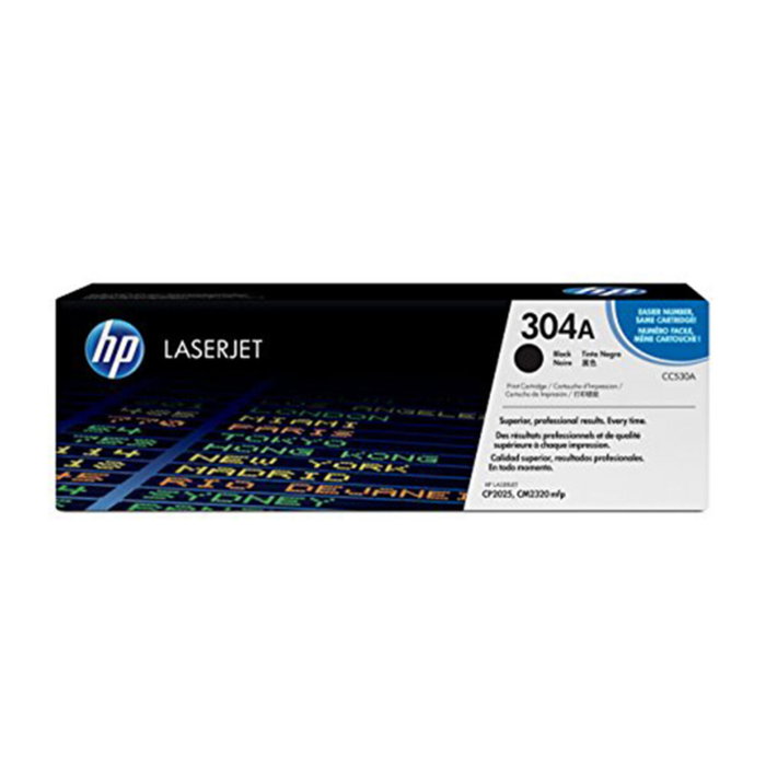 HP Cartucho de tóner 304A Negro (CC530A)