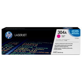 HP Toner 304A CC533A Magenta - Tóner original para impresoras HP