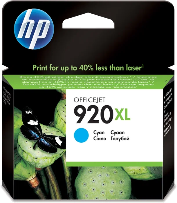 HP 920XL Cartucho de Tinta Cian Original HP 920XL Cartucho de Tinta Cian Original
