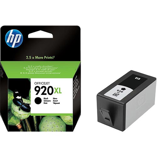 HP 920XL Negro Original Ink Cartridge CD975AE