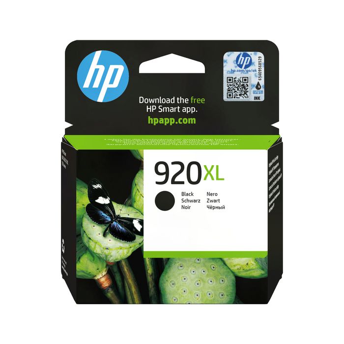 HP 920XL Negro Original Ink Cartridge CD975AE