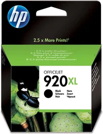 HP Cartucho de Tinta Original 920XL Negro Alto Rendimiento, Alto Volumen, para HP OfficeJet 7500A, ~1200 Paginas, Compatible, 1 Unidad