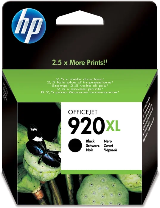 HP Cartucho de Tinta Original 920XL Negro Alto Rendimiento, Alto Volumen, para HP OfficeJet 7500A, ~1200 Paginas, Compatible, 1 Unidad HP Cartucho de Tinta Original 920XL Negro Alto Rendimiento, Alto Volumen, para HP OfficeJet 7500A, ~1200 Paginas, Compatible, 1 Unidad