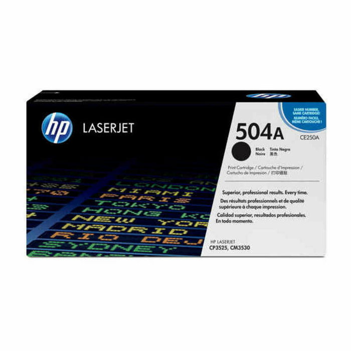 HP Toner 504A CE250A Negro