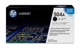 HP 504A CE250A Cartucho de Tóner Negro Original para LaserJet CM3530/CP3525