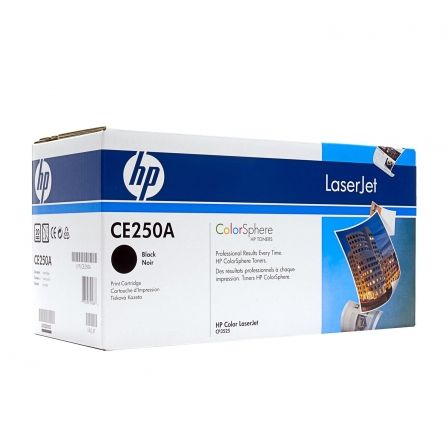 HP Toner 504A CE250A Negro