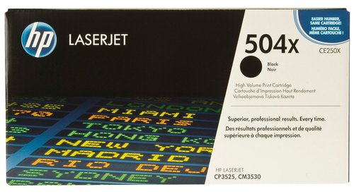 HP HP 504X / CE250X Negro XL HP HP 504X / CE250X Negro XL