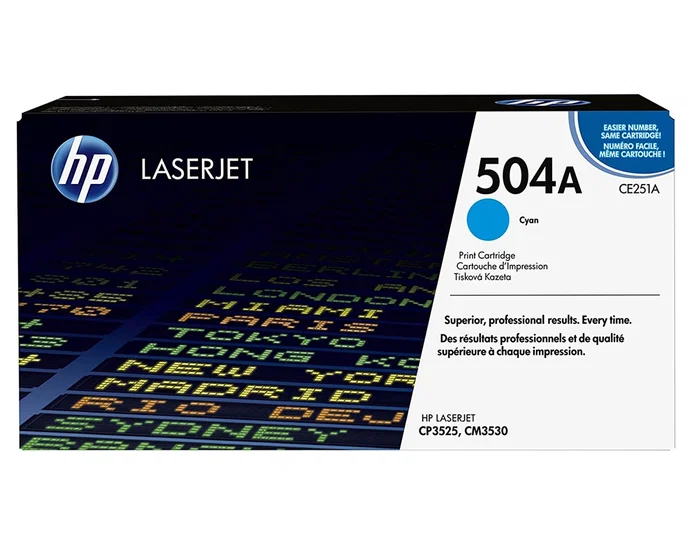 HP 504A CE251A Tóner Cian