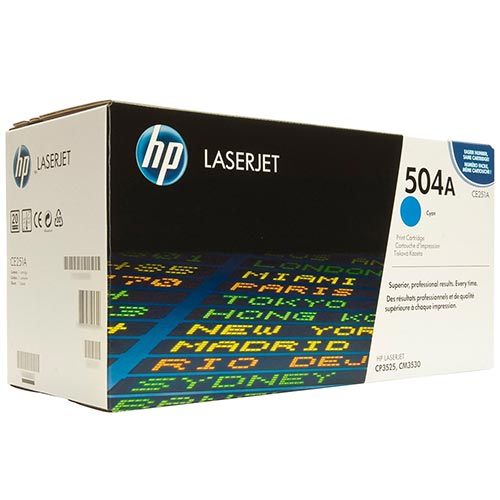 HP Toner CE251A Cian 7000 Páginas Impresión Láser HP Toner CE251A Cian 7000 Páginas Impresión Láser