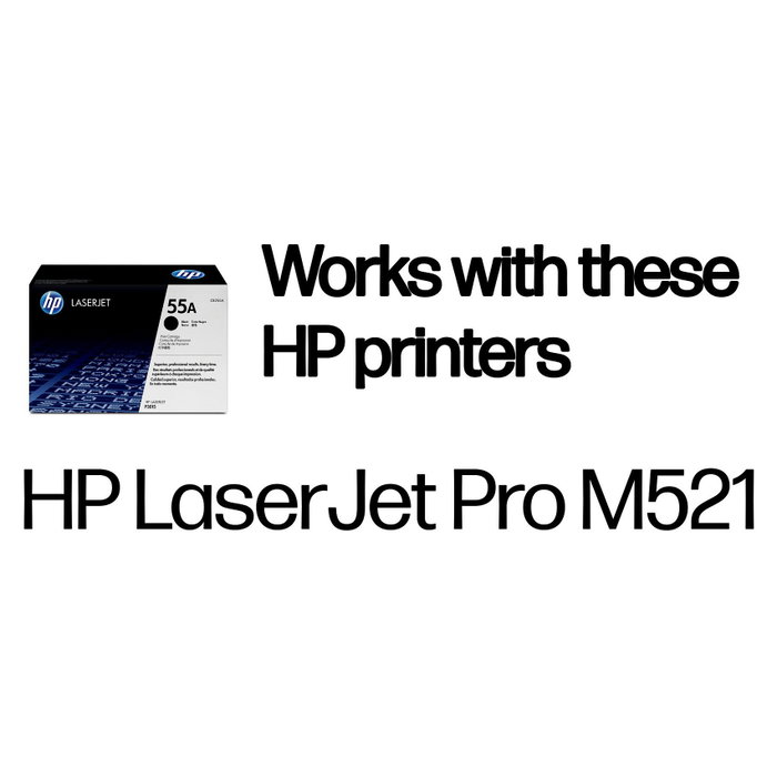HP 55A Negro (CE255A) Cartucho de Tóner Original