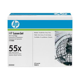 HP 55X (CE255XD) Pack de 2 Cartuchos de Tóner Negro XL