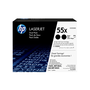 HP 55X CE255XD Negro Multipack de 2 Cartuchos de Alto Rendimiento (XL)