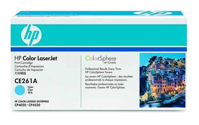 HP Cartucho de Tóner 648A CE261A Cian HP Cartucho de Tóner 648A CE261A Cian